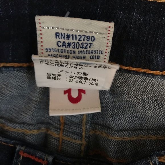 (NWOT) TRUE RELIGION Julie Skinny Jeans- size 23 - Picture 3 of 4